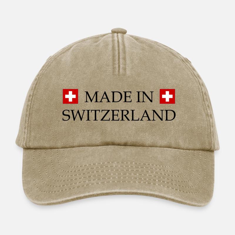 Made_in_Switzerland - Relaxed Vintage Cap - Vintage Beige