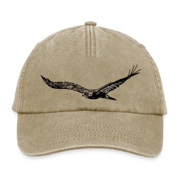 Eagle - Relaxed Vintage Cap - vintage beige - Front