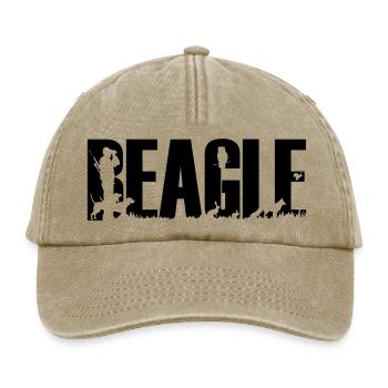 Jagdhund Beagle - Relaxed Vintage Cap - Vintage Beige - Vorne