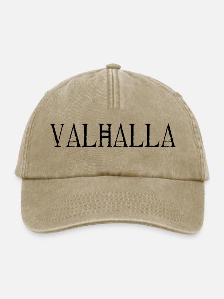 Valhalla - Relaxed Vintage Cap - Vintage Beige