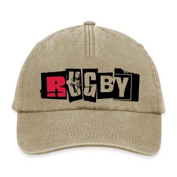 rugby 2 - Relaxed Vintage Cap - vintage beige - Front