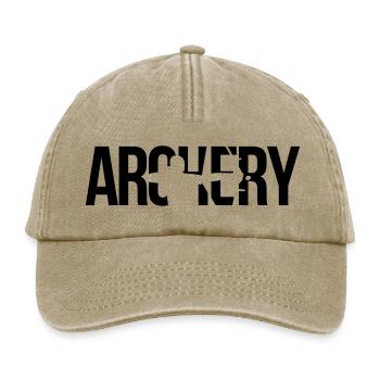 archery - Relaxed Vintage Cap - vintage beige - Front
