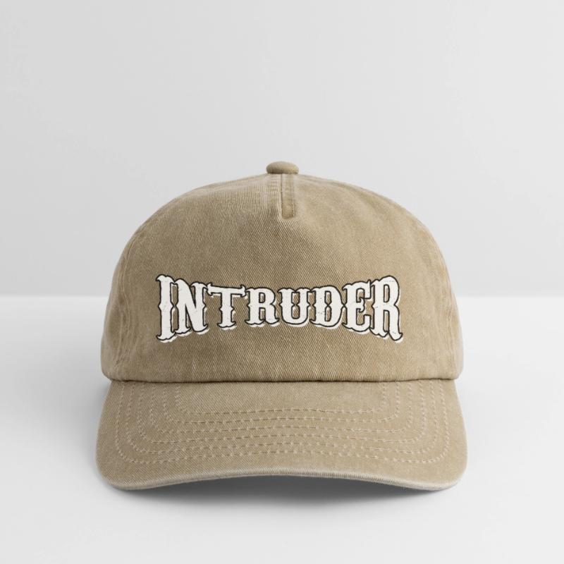 intruder hacker eindringling clan sticker computer Relaxed Vintage Cap