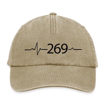 269 - RESPECT LIFE - Relaxed Vintage Cap - Vintage Beige - Vorne