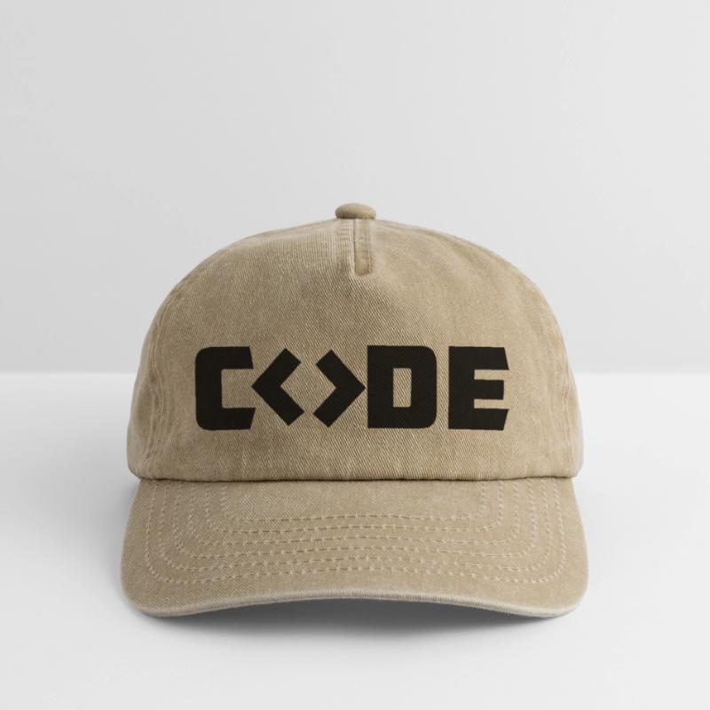 Programmer Code Relaxed Vintage Cap