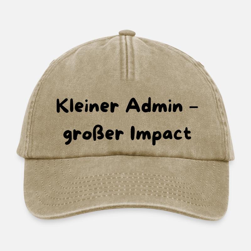 Kleiner Admin - Relaxed Vintage Cap - Vintage Beige