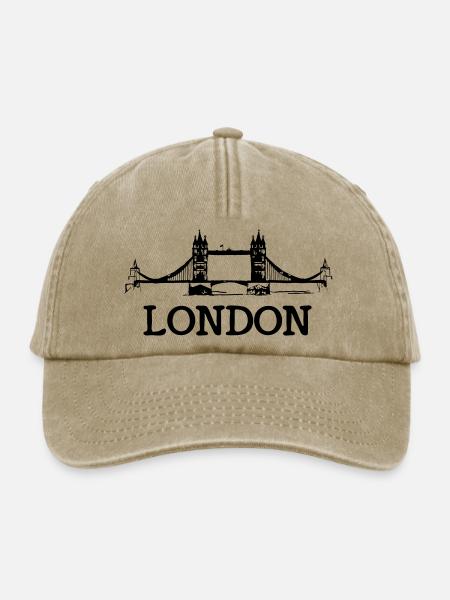 london - Relaxed Vintage Cap - Vintage Beige