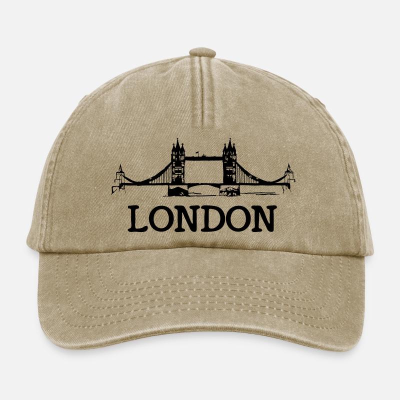 london - Relaxed Vintage Cap - Vintage Beige