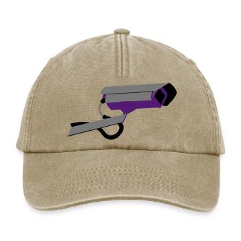 Überwachungskamera - Relaxed Vintage Cap - Vintage Beige - Vorne