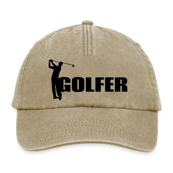 Golfer - Relaxed Vintage Cap - Vintage Beige - Vorne