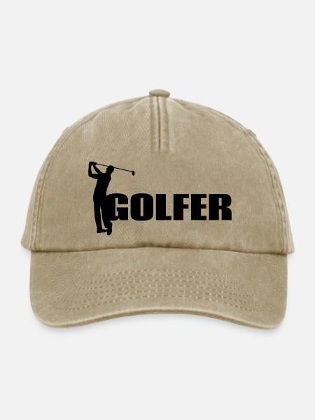 Golfer - Relaxed Vintage Cap - Vintage Beige