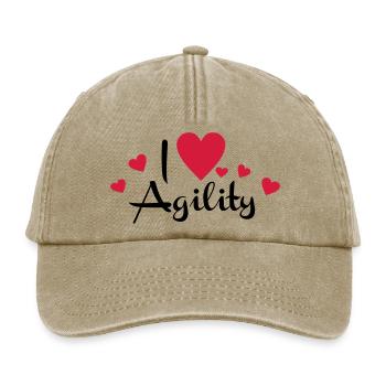 Agility - Relaxed Vintage Cap - Vintage Beige - Vorne