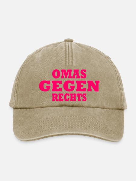 Omas gegen rechts - Relaxed Vintage Cap - Vintage Beige