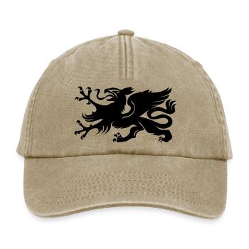 Wappen Rostock Greif - Relaxed Vintage Cap - Vintage Beige - Vorne