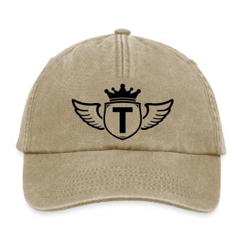 t - Casquette vintage décontractée - beige vintage - Devant