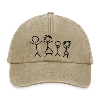 Family - Relaxed Vintage Cap - vintage beige - Front