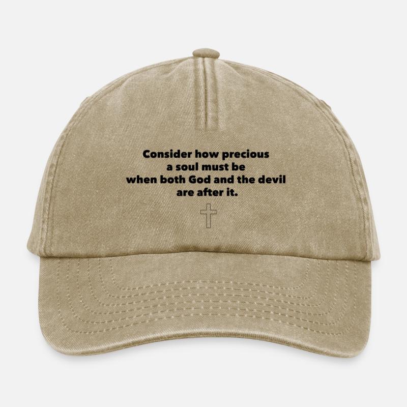 Consider how - Relaxed Vintage Cap - vintage beige
