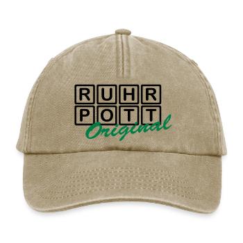 RUHRPOTT - Original - Relaxed Vintage Cap - vintage beige - Front