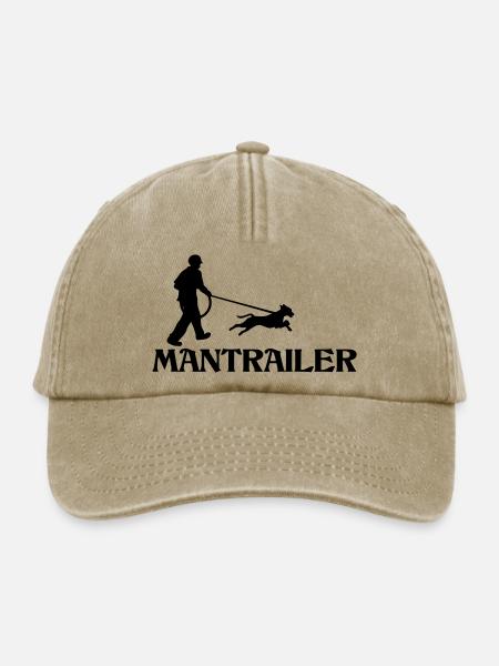 mantrailer hobby mantrailing hunde - Relaxed Vintage Cap - Vintage Beige