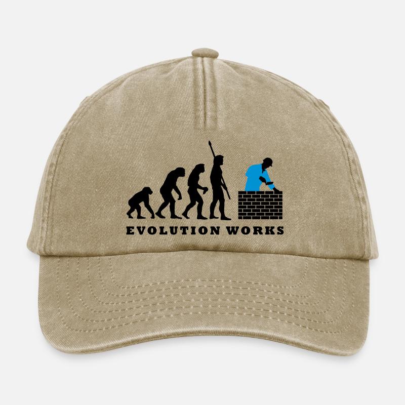 evolution_maurer_b_2c - Casquette vintage décontractée - beige vintage