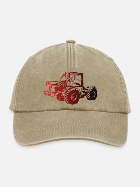 Kirovets K700 Traktor K70 - Relaxed Vintage Cap - Vintage Beige