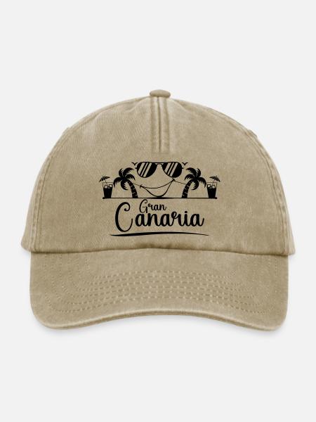 Gran Canaria - Relaxed Vintage Cap - Vintage Beige