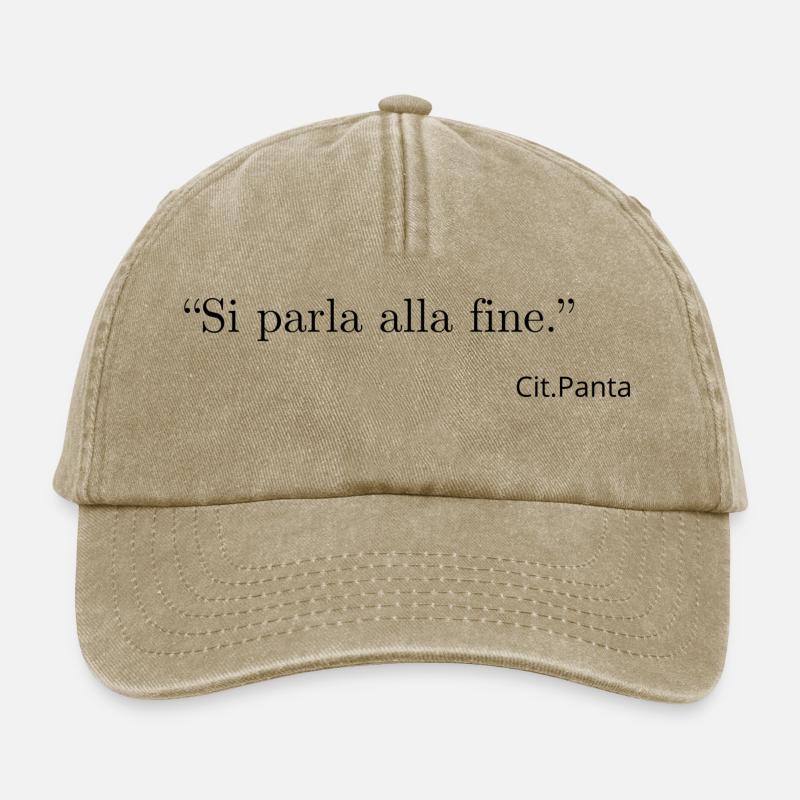 Gespräch am Ende - Relaxed Vintage Cap - Vintage Beige