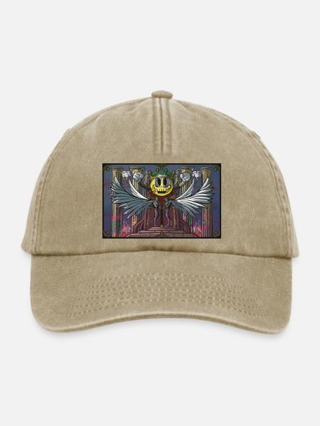 Throne of Chaos - Cartoon Royalty - Relaxed Vintage Cap - Vintage Beige