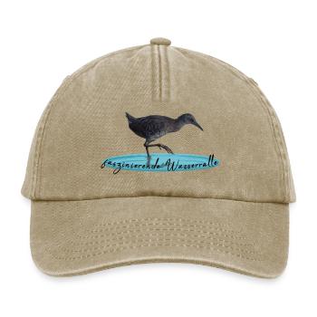 Water Rail Rail - Relaxed Vintage Cap - vintage beige - Front