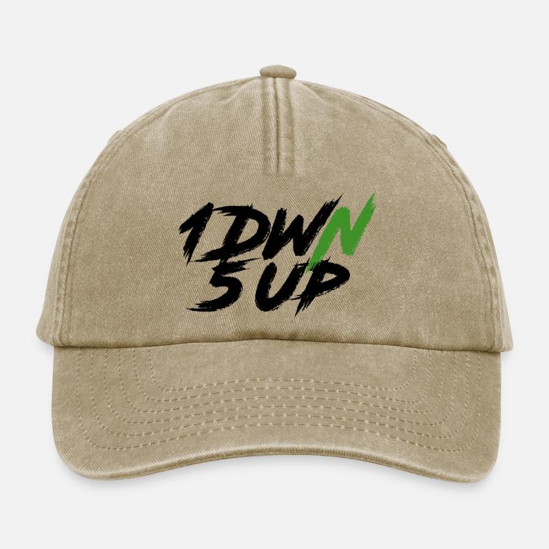 1DWN5UP noir - Casquette vintage décontractée - beige vintage