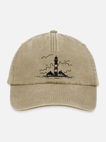 Leuchtturm Westerhever - Relaxed Vintage Cap - Vintage Beige