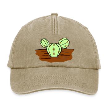 Kaktus Stacheln Wüste Kakteengewächs Cool Kakteen - Relaxed Vintage Cap - Vintage Beige - Vorne