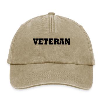 VETERAN - Relaxed Vintage Cap - Vintage Beige - Vorne