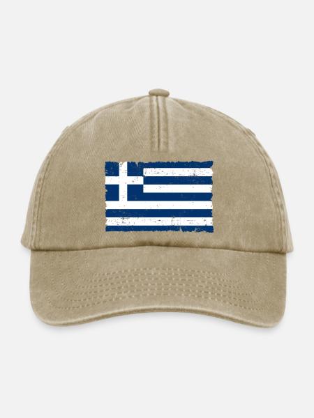 Griechenland - Relaxed Vintage Cap - Vintage Beige