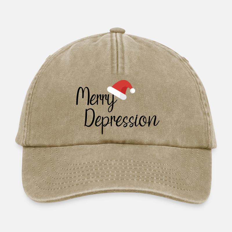 Joyeuse dépression - Casquette vintage décontractée - beige vintage