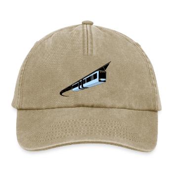 Wuppertal suspension railway colourful - Relaxed Vintage Cap - vintage beige - Front