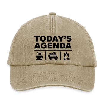 Todays Agenda - Relaxed Vintage Cap - Vintage Beige - Vorne