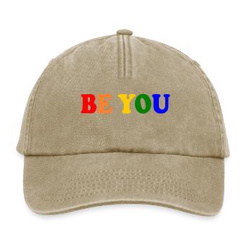 Be you - Relaxed Vintage Cap - vintage beige - Front