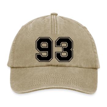 93 - Relaxed Vintage Cap - vintage beige - Front