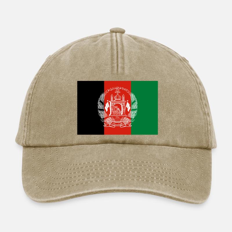 Afghanistan - Casquette vintage décontractée - beige vintage