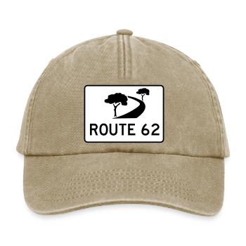 garden route - Relaxed Vintage Cap - vintage beige - Front