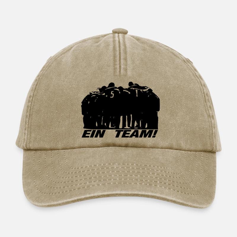 Ein Team - Relaxed Vintage Cap - Vintage Beige