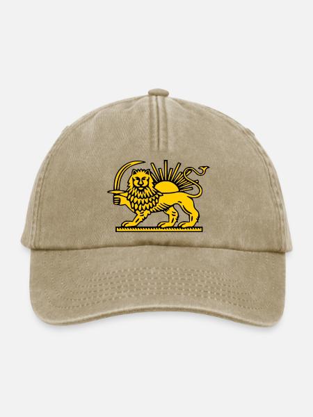 Iran löwe - Relaxed Vintage Cap - Vintage Beige