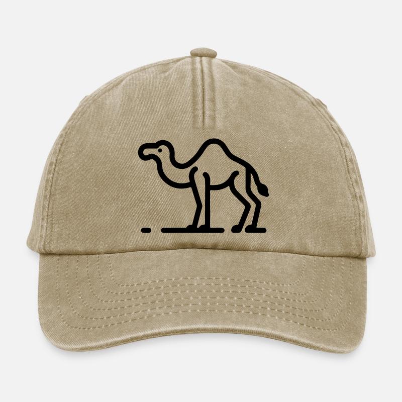 Kamel - Relaxed Vintage Cap - Vintage Beige