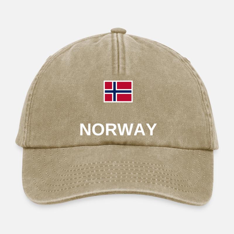Norwegen - Relaxed Vintage Cap - Vintage Beige
