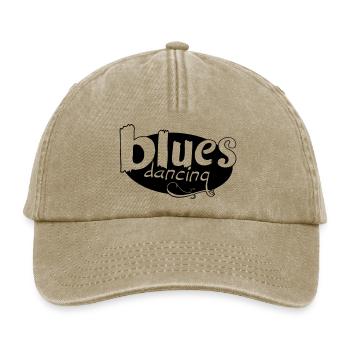 2024 Blues Dancing Logo - Relaxed Vintage Cap - vintage beige - Front