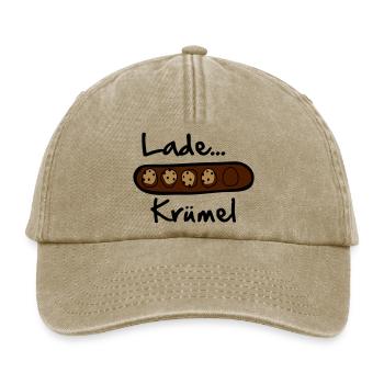 Lade... Krümel - Relaxed Vintage Cap - Vintage Beige - Vorne