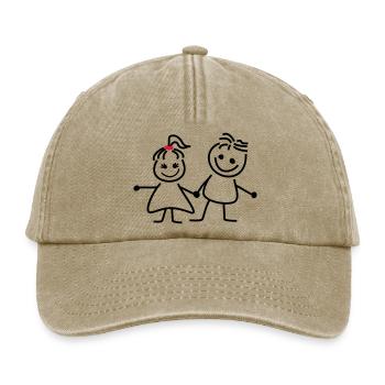 gret und fred - Relaxed Vintage Cap - Vintage Beige - Vorne