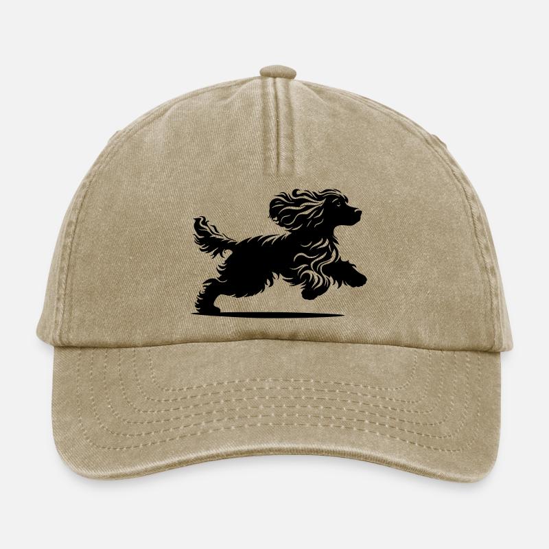 Cocker Spaniel - Relaxed Vintage Cap - vintage beige