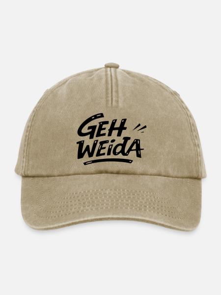 Geh weida - Relaxed Vintage Cap - Vintage Beige